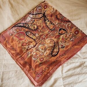 Paisley Pink Scarf